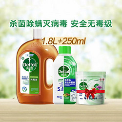 Dettol 滴露 家用消毒液套装 衣物杀菌除螨 地板消毒 多用途