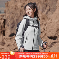 思凯乐（SCALER）户外软壳衣防风防水保暖弹力夹克运动休闲连帽外套