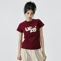 UFZ 「轻氧凉感」美式辣妹短款t恤轻薄透气夏季潮牌女生修身短袖