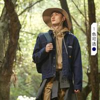卡特彼勒 CAT秋冬男士户外棉休闲经典卡车全棉带棉籽壳斜纹牛仔夹克