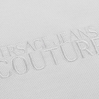 范思哲Versace Jeans Couture男装24春夏男士SEASONAL短袖POLO衫 白色XL