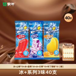 mengniu蒙牛雪糕冰淇淋冰蓝莓酸奶芒果雪泥山楂3味40支