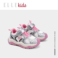 Ellekids ELLE KIDS童鞋春季新款儿童运动鞋男童软底慢跑鞋魔术贴休闲鞋子