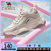 CAMEL 骆驼 女鞋2022年新款百搭韩版休闲运动鞋女网红ins潮老爹鞋女透气