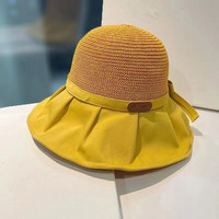 薇靡雅 WEIMIYA夏季大帽檐渔夫帽女款显脸小遮阳帽防晒太阳帽子女士
