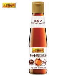 LEE KUM KEE 李锦记 纯小磨芝麻香油207ml  一级芝麻油 100%芝麻油 火锅油碟凉拌蘸料