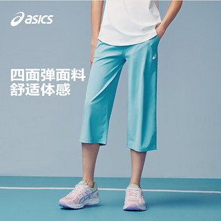 asics/亚瑟士童装2024年夏季女童打底裤大弹力运动裤 50藏青色 120cm