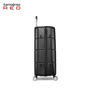 Samsonite行李箱男女时尚 大容量拉杆箱 通勤出游旅行登机箱 TU2黑色 25英寸