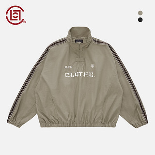 CLOT CLOTTEE by CLOT织带半拉链夹克 CLOT F.C.系列 陈冠希主理 卡其色 00L