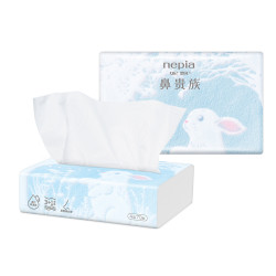 nepia妮飘鼻贵族保湿纸巾4层加厚鼻敏感抽纸70抽2包