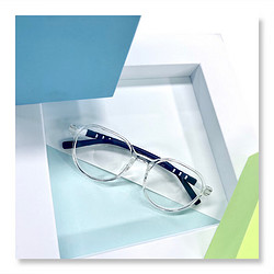 无底视界 文艺眼镜框+1.61防蓝光非球面镜片