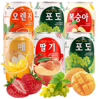 韩国果汁饮料 混合口味238ml*6罐