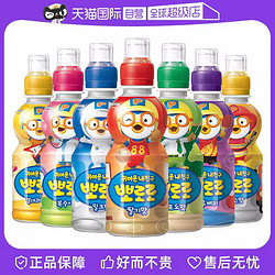 Pororo 啵乐乐儿童饮料韩国果汁草莓饮品啵啵乐6瓶