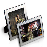 Flavinmci 弗莱文茨 相框定制金属欧式婚纱照相架挂墙6寸8寸照片家用摆台相框