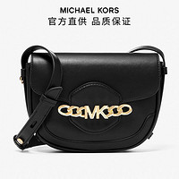 MICHAEL KORS 迈克·科尔斯 MK/Hally中号皮质马鞍单肩斜挎包