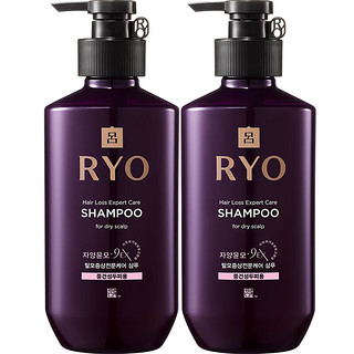 10点开始：Ryo 吕 紫吕防脱固发洗发水400ml*2