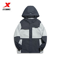 XTEP 特步 棉服男冬季男装户外运动连帽外套防风保暖棉衣加厚男上衣