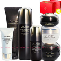 SHISEIDO 资生堂 时光琉璃御藏护肤品套装化妆品礼盒 7件(洁+水+精华+日晚眼霜+隔离)