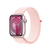 Apple 苹果 Watch Series 9 智能苹果手表s9 回环式表带 健康电话手表2023新款 Watch S9 亮粉色GPS版 41毫米