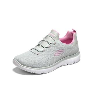 SKECHERS 斯凯奇 女鞋运动鞋女透气休闲健步鞋女士一脚蹬懒人鞋夏季