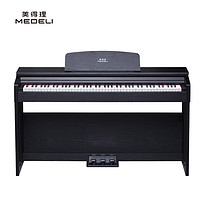 美得理 88键重锤电钢琴立式家用数码钢琴 DP50S黑色