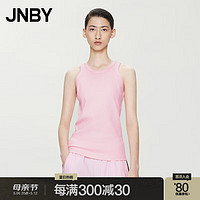 JNBY24夏针织背心修身圆领5O4010390 665/中粉色 L