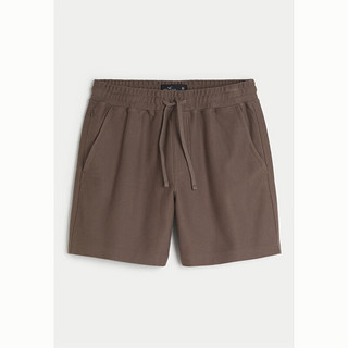 HOLLISTER24春夏平纹斜纹布休闲舒适抽绳短裤 男 KI328-4082 棕色 XS (170/70A)