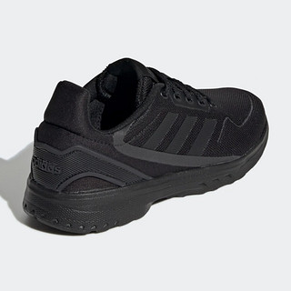 adidas 阿迪达斯 儿童运动鞋跑步鞋青少年休闲鞋 黑色 31码