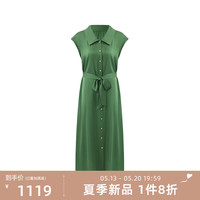 歌莉娅 GLORIA夏季新品 22姆米弹力真丝前后两穿连衣裙 1C4L4K0M0
