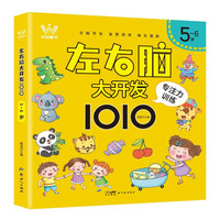 左右脑大开发1010 5-6岁左右脑智力开发思维逻辑训练儿童专注力游戏绘本 幼小衔接启蒙益智早教书