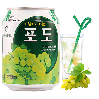 九日 韩国果汁饮料 混合口味238ml*6罐