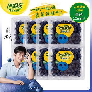 Driscoll's云南蓝莓12mm+8盒装 新鲜水果