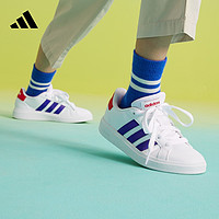 adidas 阿迪达斯 轻运动GRAND COURT 2.0男女儿童运动板鞋小白鞋