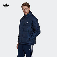 adidas 阿迪达斯 运动保暖棉服外套面包服男装adidas阿迪达斯三叶草HL9192