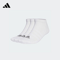 adidas 阿迪达斯 三双装舒适运动健身短筒袜子男女adidas阿迪达斯官方IA3943