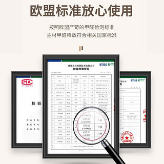 太章实木餐边柜一体靠墙柜子现代简约电视客厅柜茶水柜家用厨房储物柜 双抽三门100cm