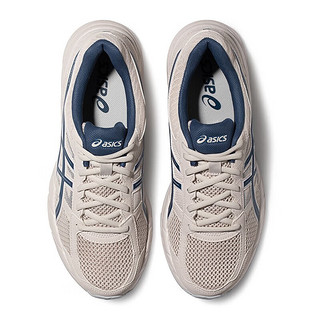 ASICS 亚瑟士 男鞋缓震跑鞋透气运动鞋GEL-CONTEND 4 T8D4Q-250 米白色/蓝色 41.5