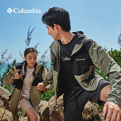 Columbia 哥倫比亞 24春夏哥倫比亞皮膚衣男款戶外拒水透氣UPF50+防曬衣夾克XE3394 397 L