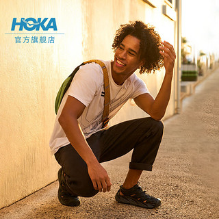 HOKA ONE ONE男女款夏季溯溪鞋霍帕拉 HOPARA「OG」透气舒适 白色 / 白色 38.5