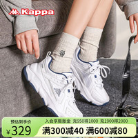 KAPPA卡帕女鞋运动老爹鞋子女2024春夏新款厚底休闲鞋软底透气跑步鞋