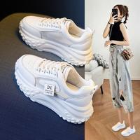 Baijihong 百吉鸿 厚底松糕老爹鞋女2024春夏款透气网面网鞋夏季百搭休闲运动鞋