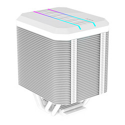 ALSEYE 奥斯艾风冷cpu散热器 M90-W 电脑组件 4热管双塔式双平台 低躁音风扇ARGB 白