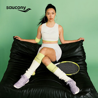 Saucony索康尼菁华跑鞋女透气减震运动鞋子她系列KINVARA FORHER 2 紫3 37