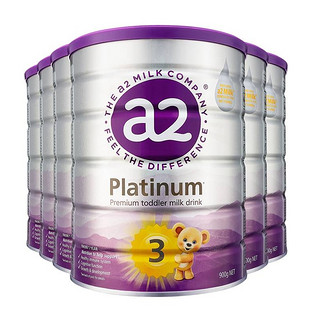 新紫白金版 幼儿配方奶粉 3段 900g*6罐