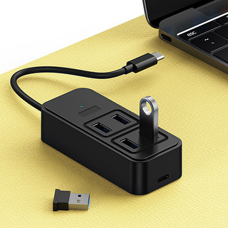 KERZY 可芝 Y1901U/T USB/type-c转usb3.0*4+DC5W 扩展坞