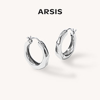 抖音超值购：ARSIS流光潺流耳圈设计感小众耳饰节日耳环国风C圈简约大气款L1