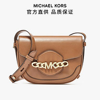 MICHAEL KORS 迈克·科尔斯 MK/Hally中号皮质马鞍单肩斜挎包