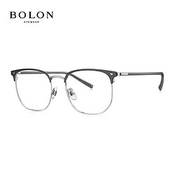 BOLON 暴龙 近视眼镜框商务眉线框眼镜 BJ7130B15+蔡司1.60钻立方防蓝光