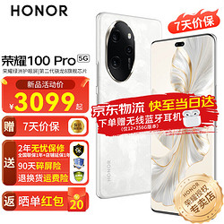 HONOR 荣耀 100pro 新品5G手机 手机荣耀90pro升级版 月影白 16GB+256GB