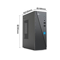 Lenovo 联想 来酷 个人商务办公台式机电脑 8升主机 12代酷睿i5 16G 512G固态 23.8英寸